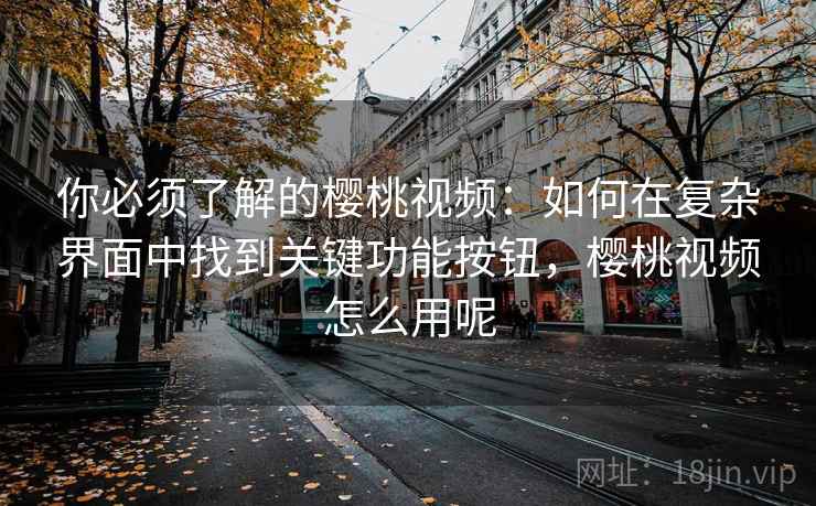 你必须了解的樱桃视频：如何在复杂界面中找到关键功能按钮，樱桃视频怎么用呢