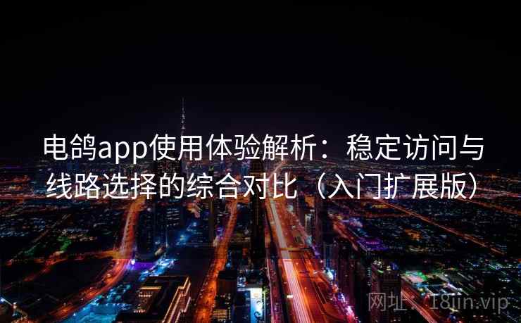 电鸽app使用体验解析:稳定访问与线路选择的综合对比(入门扩展版) 电鸽app使用体验解析:稳定访问与线路选择的综合对比(入门扩展版)
