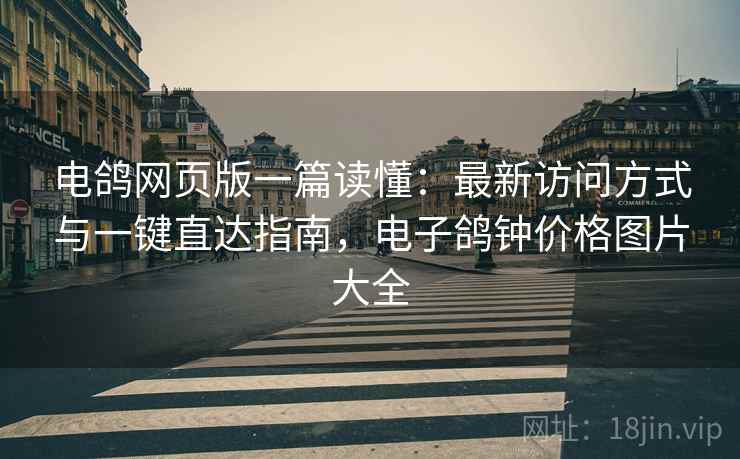 电鸽网页版一篇读懂：最新访问方式与一键直达指南，电子鸽钟价格图片大全