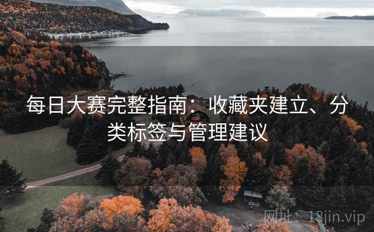 每日大赛完整指南：收藏夹建立、分类标签与管理建议