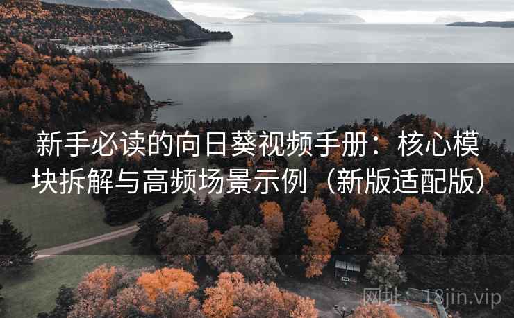 新手必读的向日葵视频手册：核心模块拆解与高频场景示例（新版适配版）